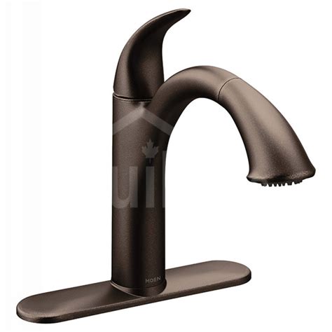 7545ORB : Moen 7545ORB Camerist 1-Lever Handle Low-Arc Pull-Out Spray Kitchen Faucet, Oil Rubbed ...
