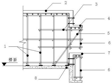 一种整体式飘窗一次性连续浇筑成型的铝模板结构的制作方法