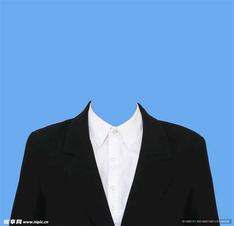 男士白衬衫证件照换脸,其它,其他设计,设计模板,汇图网www.huitu.com
