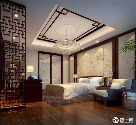 上海华丽家族中式风格别墅装修效果图-家装效果图_装一网装修效果图