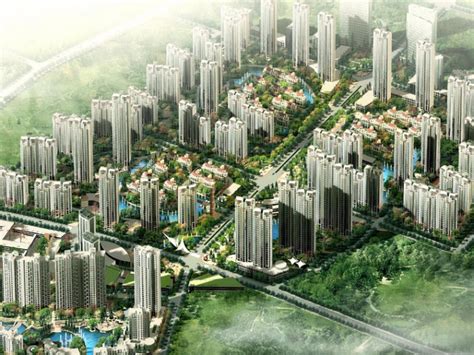 住宅小区规划3dmax 模型下载-光辉城市
