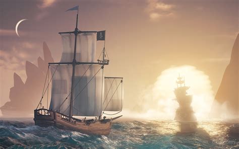 幽灵船和新船型，《盗贼之海》7月底上线Cursed Sails更新 | 机核
