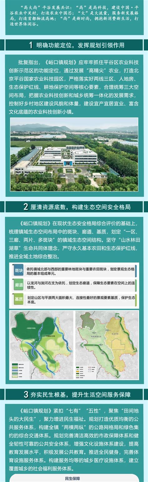北京：平谷区峪口镇国土空间规划批复 - 国土人