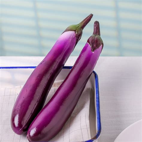仿真PU茄子模型 橱窗样板房假模型展示道具厂家直销仿真水果蔬菜-阿里巴巴