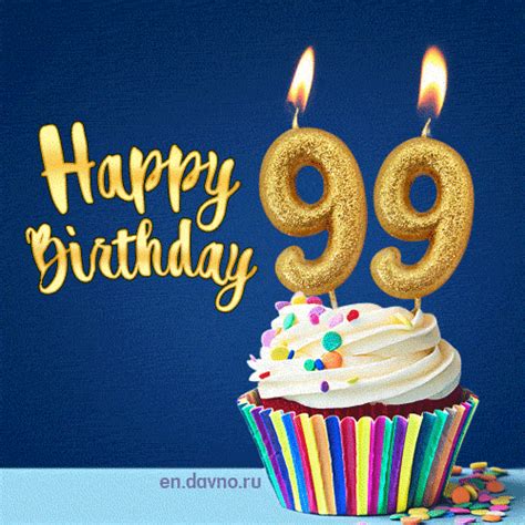 Alles Gute zum 99. Geburtstag GIF — Download on Funimada.com