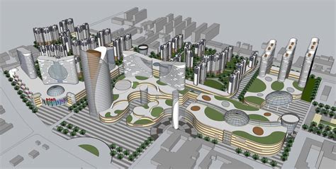 [大庆]高新区金融产业园景观概念设计-工业园区景观-筑龙园林景观论坛