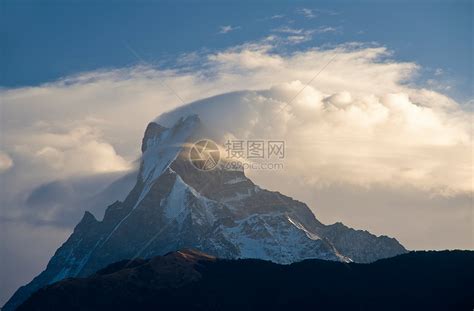 山峰,云,高处风景,5K图片-千叶网