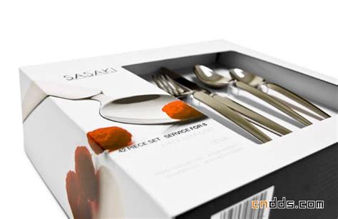 高档餐具包装设计-设计案例_彩虹设计网