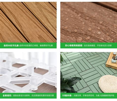 现货供应 阳台户外木塑地板 空心实心木纹塑木地板 造型设计装饰-阿里巴巴