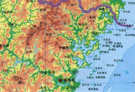 福建省地图简图下载-福建省城市分布简图下载-当易网