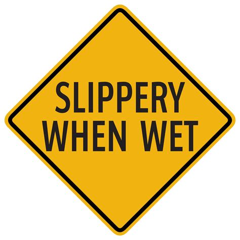 Slippery When Wet Sign | Carlton Industries