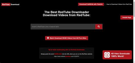 Download Redtube videos from to your local computer.