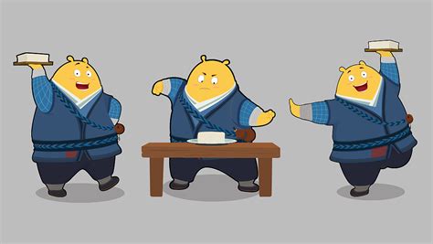 吃饭睡觉打豆豆动画系列电影《豆福传》主角人物形象设计|动漫|单幅漫画|yaoyao3167 - 原创作品 - 站酷 (ZCOOL)