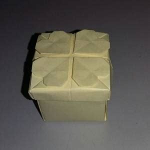 折纸四叶草盒子收纳盒(四叶草盒子 做法 教程 折纸) - 抖兔教育