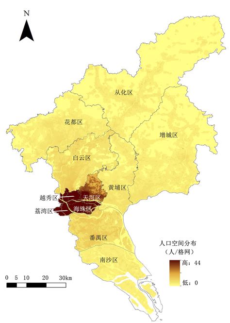 基于卫星遥感和POI数据的人口空间化研究——以广州市为例