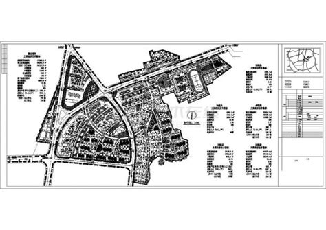 【河北】某豪华小区规划总平面图纸_住宅小区_土木在线