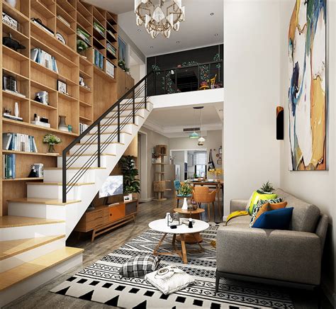 单身公寓效果图|space|Home Decoration Design|小涵15375399658_Original作品-站酷ZCOOL