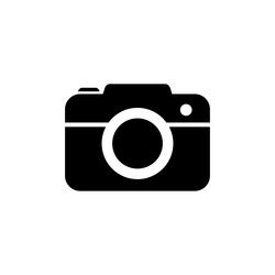 Camera icon in trendy flat style isolated camera Vector Image