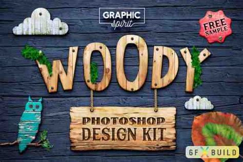 GraphicRiver - WOODY Texture Photoshop Styles KIT FULL 23551039 » GFXBuild