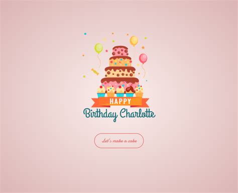 生日快乐网页代码html，大气的生日蛋糕网页模板素材_墨鱼部落格