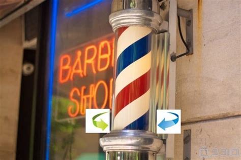 【错觉摄影】 下图是理发店的旋转灯，有红、白、蓝三色条纹 要 ...