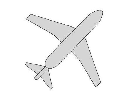 飞机画法简单 飞机画法简单图片 - 水彩迷