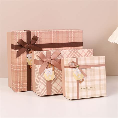 现货新款礼品盒精美对开翻盖礼物盒天地盖包装盒简约可爱惊喜礼盒-阿里巴巴