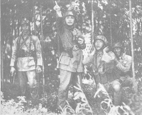中国军队第36师官兵在江湾前线-中国抗日战争-图片
