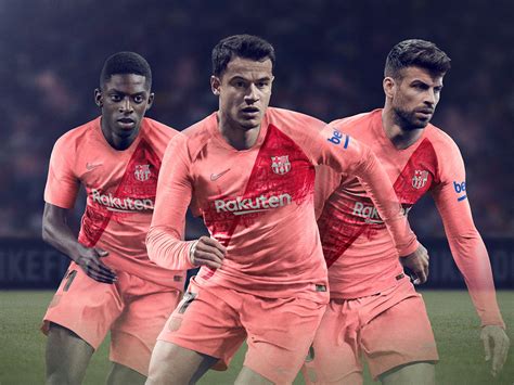 巴塞罗那2018-19赛季第二客场球衣 , @球衫堂 kitstown