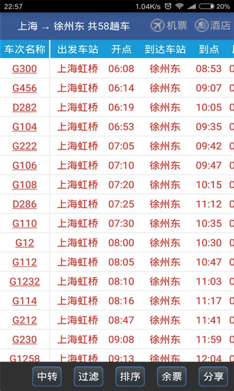 全国火车车次时刻表-全国的火车班次表火车时刻表