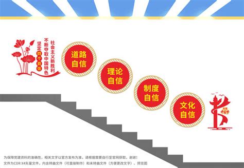 四个意识四个自信党员活动室党建标语挂图图片下载_红动中国