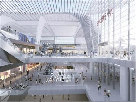 常德高铁枢纽站站前南北广场项目最新高清效果图（内含多图）新鲜出炉_建设