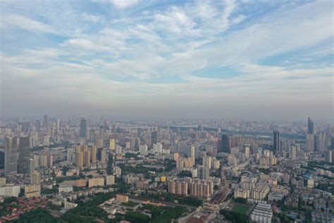 武汉城市夜景大气航拍实拍图片摄影图高清摄影大图-千库网