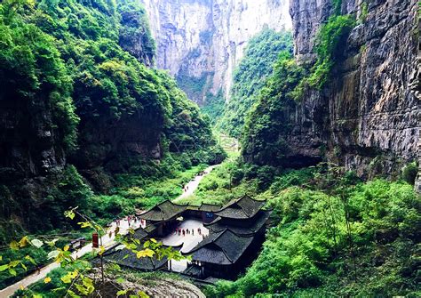 重庆市武隆县风景区,武隆县风景区,熄风景区_大山谷图库