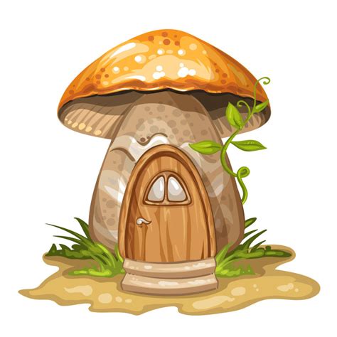 矢量卡通蘑菇屋图片-创意矢量可爱的卡通蘑菇屋插图素材-高清图片-摄影照片-寻图免费打包下载