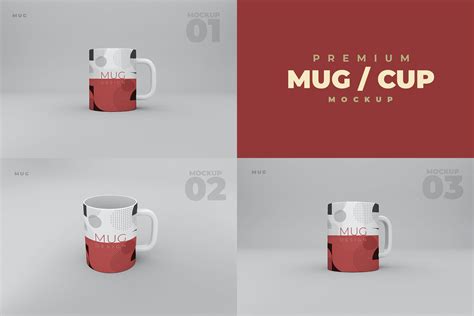 马克杯子品牌预览样机模板 Mug / Cup Mockup-变色鱼