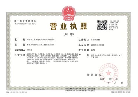 营业执照 - 资质荣誉 - 安阳宏诚工程塑料有限公司