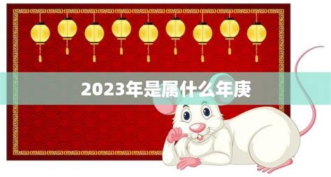 2023年是属什么年庚(解析2023年庚子鼠年)