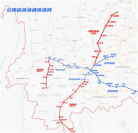 2020年云南铁路规划,临沧清水河规划图,云南省内高铁线路图_大山谷图库