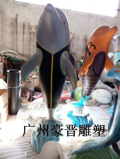 玻璃钢海豚身上彩绘美人鱼雕塑定做厂家【价格，厂家，求购，什么品牌好】-中国制造网，广州辰佳雕塑工艺品有限公司