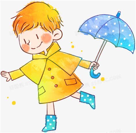 可爱的小男孩在雨天的秋千上玩得开心高清图片下载-正版图片503596253-摄图网