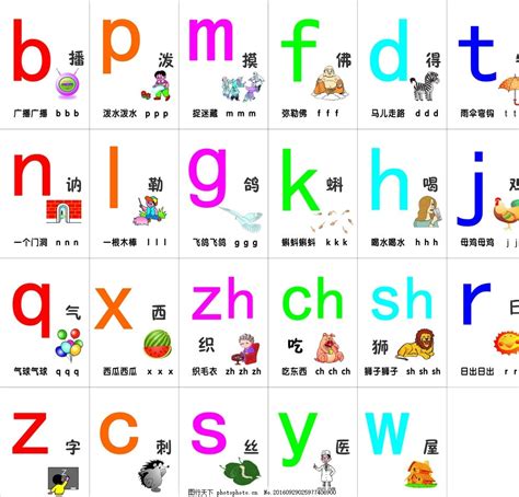 声母表图片