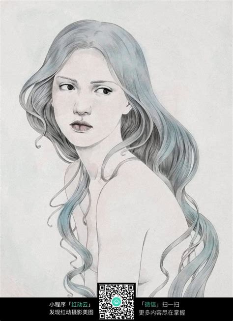 素描女人体图片