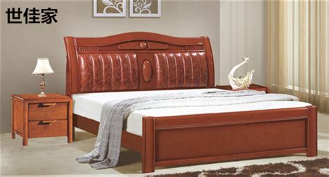 厂家直销简约实木床橡胶木床双人床1.8米 单人床1.5卧室家具批发-阿里巴巴
