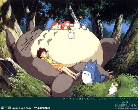 宫崎骏电影《龙猫》经典海报 - 堆糖，美图壁纸兴趣社区