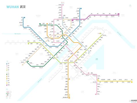 最新武汉地铁线路图_爱妻地铁