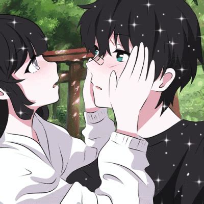 非主流唯美情侣头像闪图