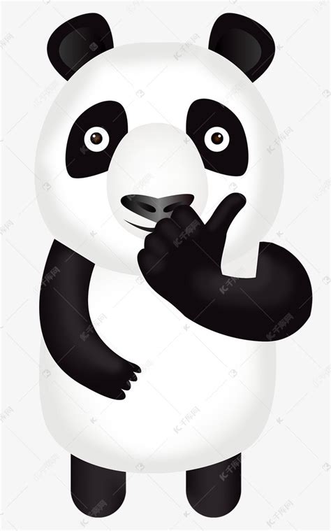 点赞动物熊猫素材图片免费下载-千库网