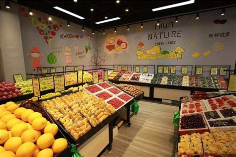 超市水果摊位展示高清图片下载-正版图片500179415-摄图网