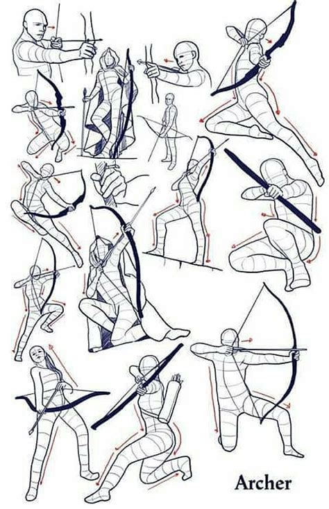 人体绘画姿态三：进阶常规姿态坐、躺、走、跑、跳跃画法-普画网